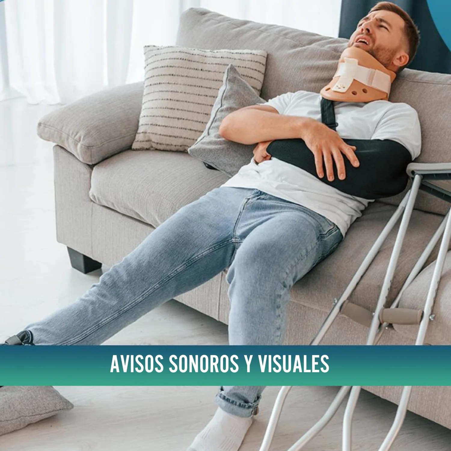 Alarma Avisador de Personas Mayores | Botón Emergencias SOS 150m - Image 9