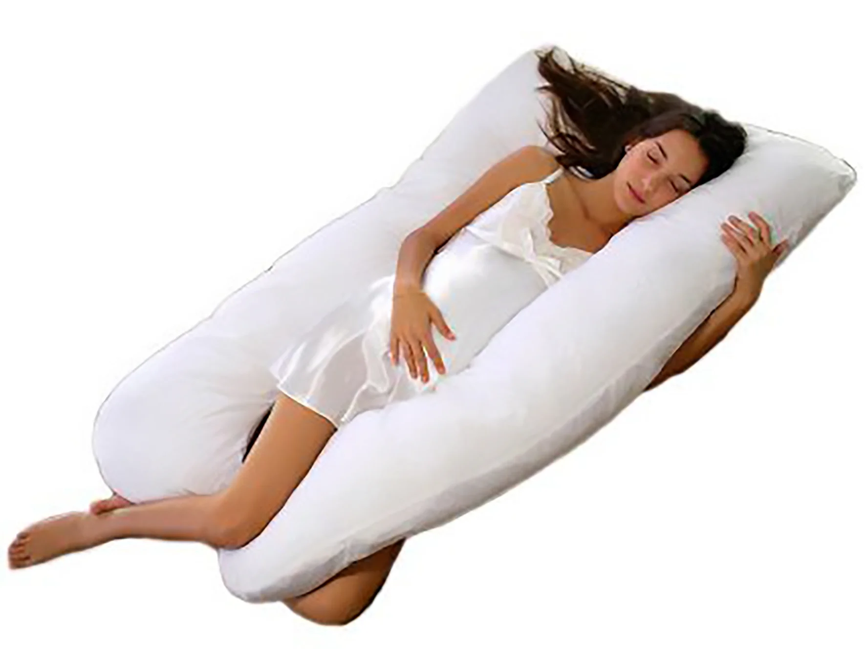 Almohada Posicionador de Descanso | Cojín Embarazo y Lactancia Blanca - Image 3