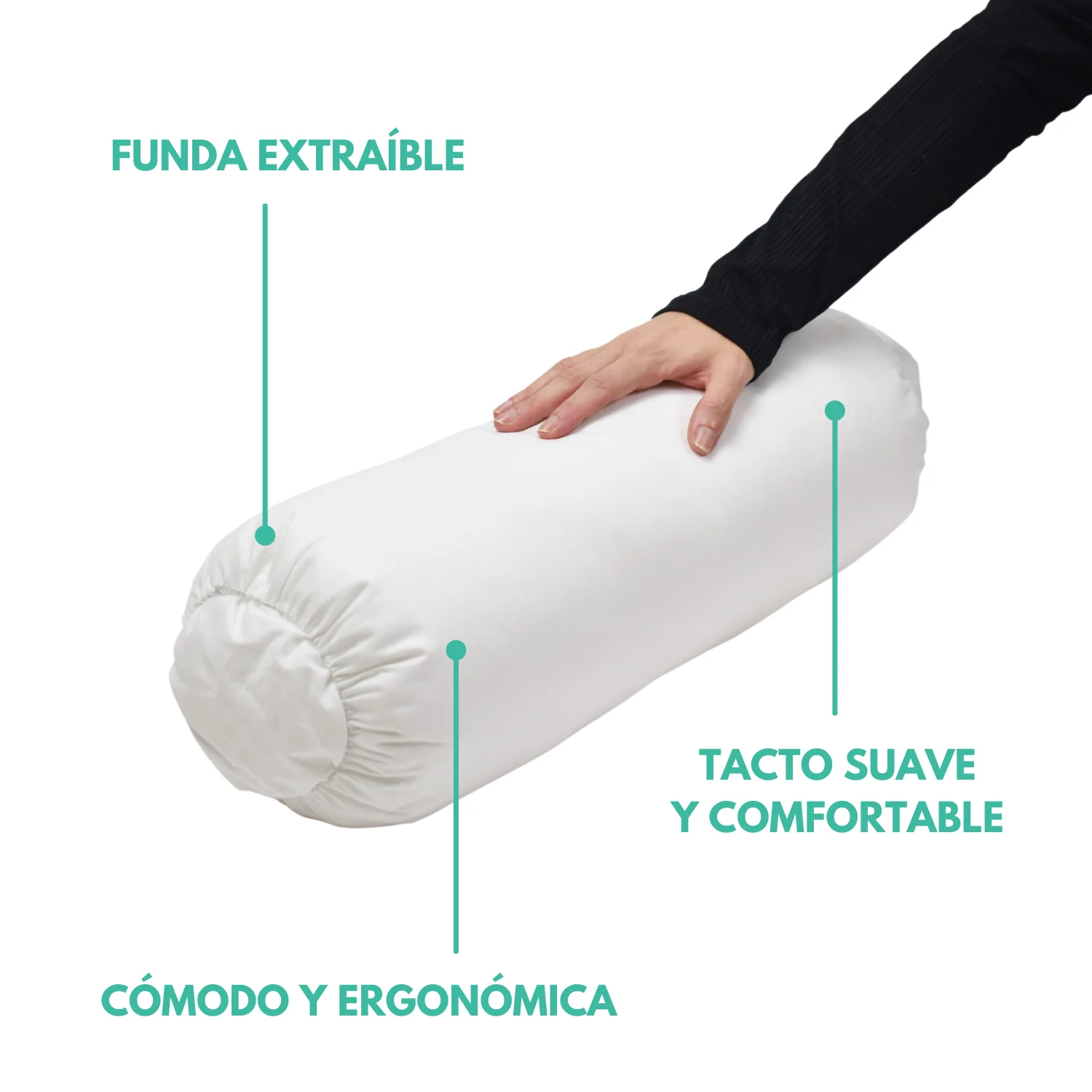 Almohada Cervical Cilíndrica | Alivio y Bienestar - Image 6