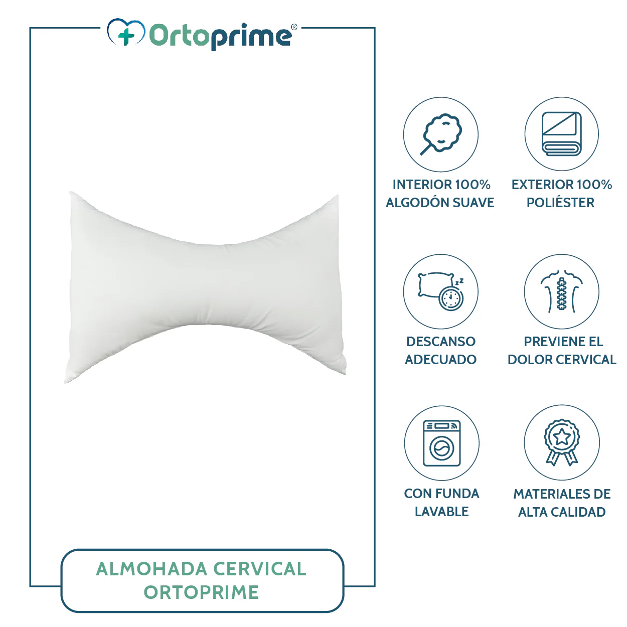 Almohada Cervical Ortopédica Mariposa - Image 3
