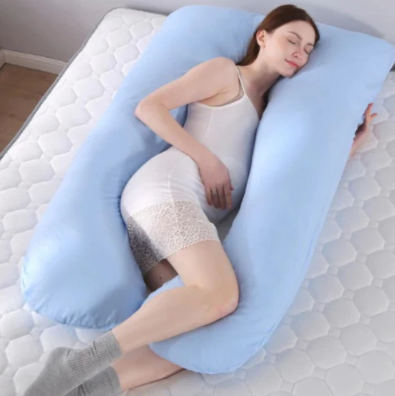 Almohada en Forma de U | Mujeres Embarazadas Azul - Image 2
