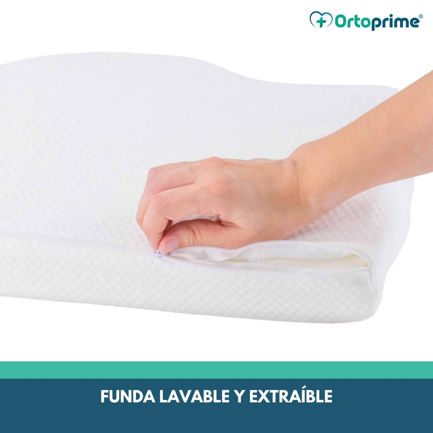 Almohada Cervical Ergonómica Viscoelástica | Descanso Reparador - Image 3