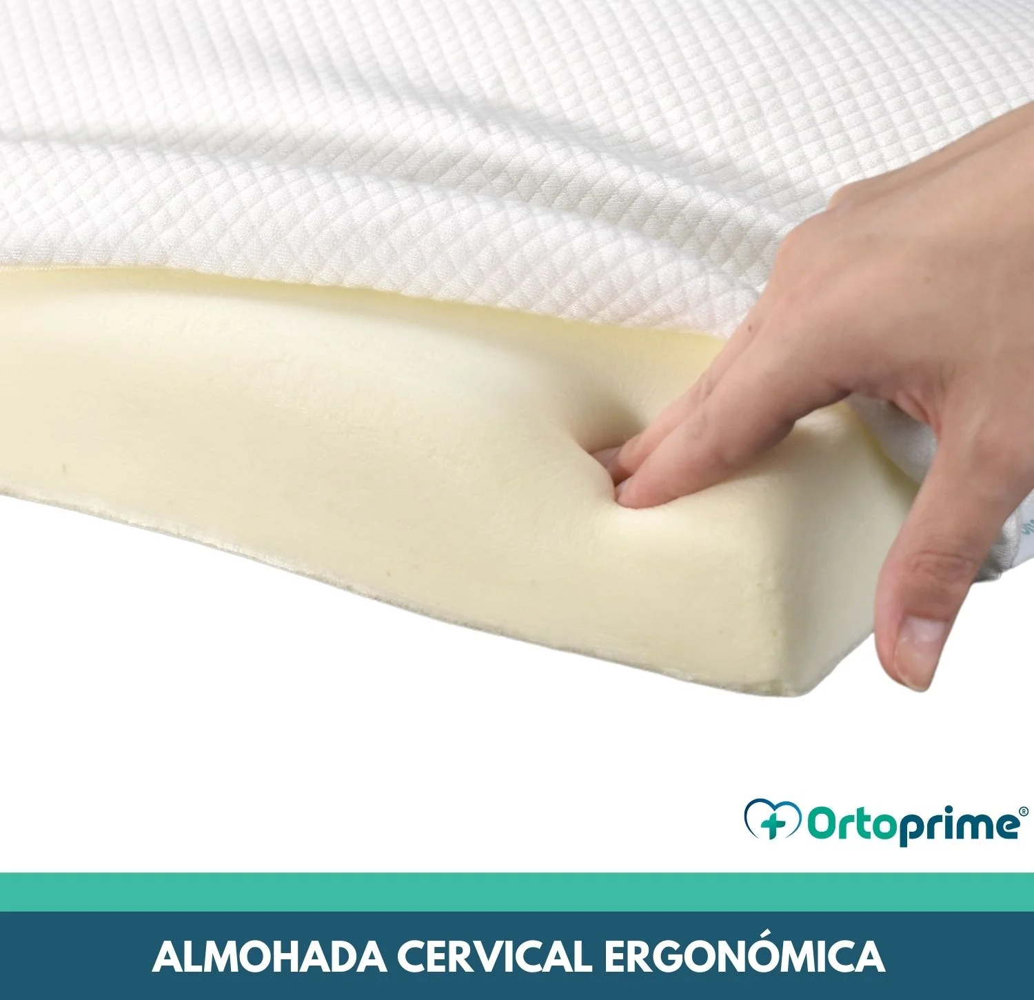 Almohada Cervical Ergonómica Viscoelástica | Descanso Reparador - Image 4