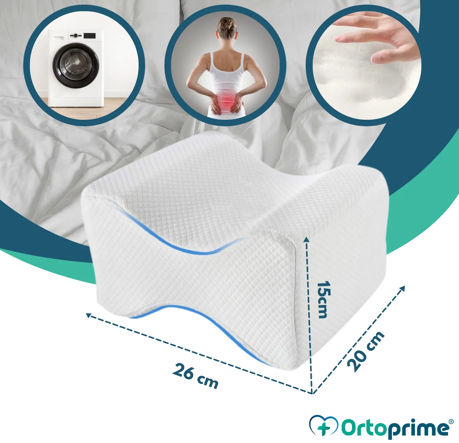 Almohada para Piernas | Cojín para Dormir de Lado Confort - Image 4