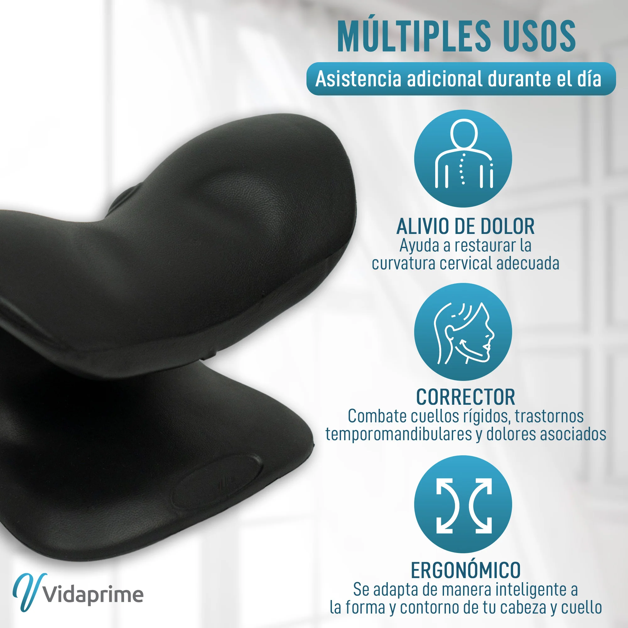 Almohada Quiropráctica Tracción Cervical | Cojín Corrector de Postura - Image 2