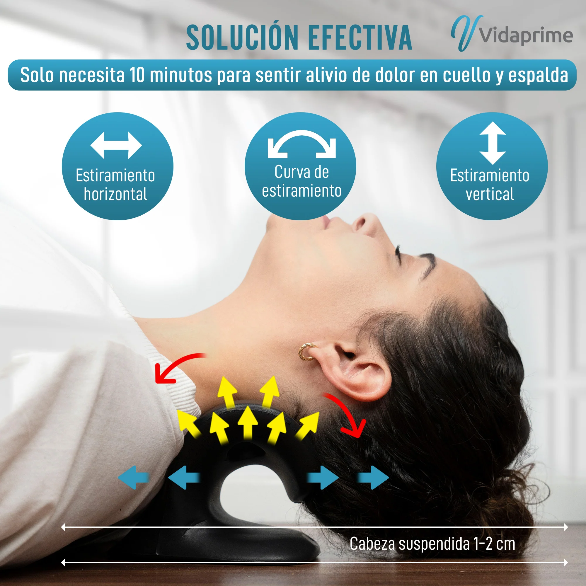 Almohada Quiropráctica Tracción Cervical | Cojín Corrector de Postura - Image 3