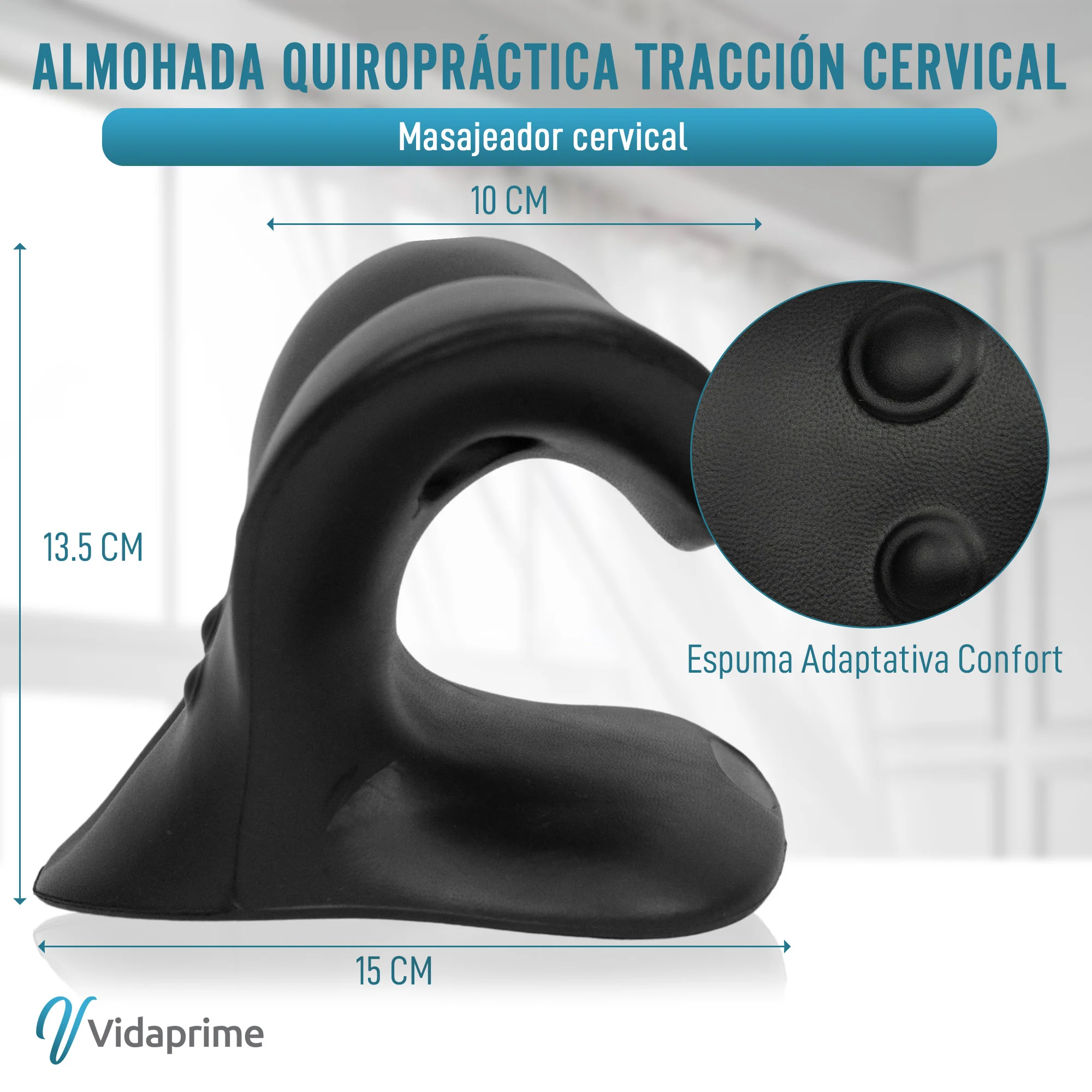 Almohada Quiropráctica Tracción Cervical | Cojín Corrector de Postura - Image 9