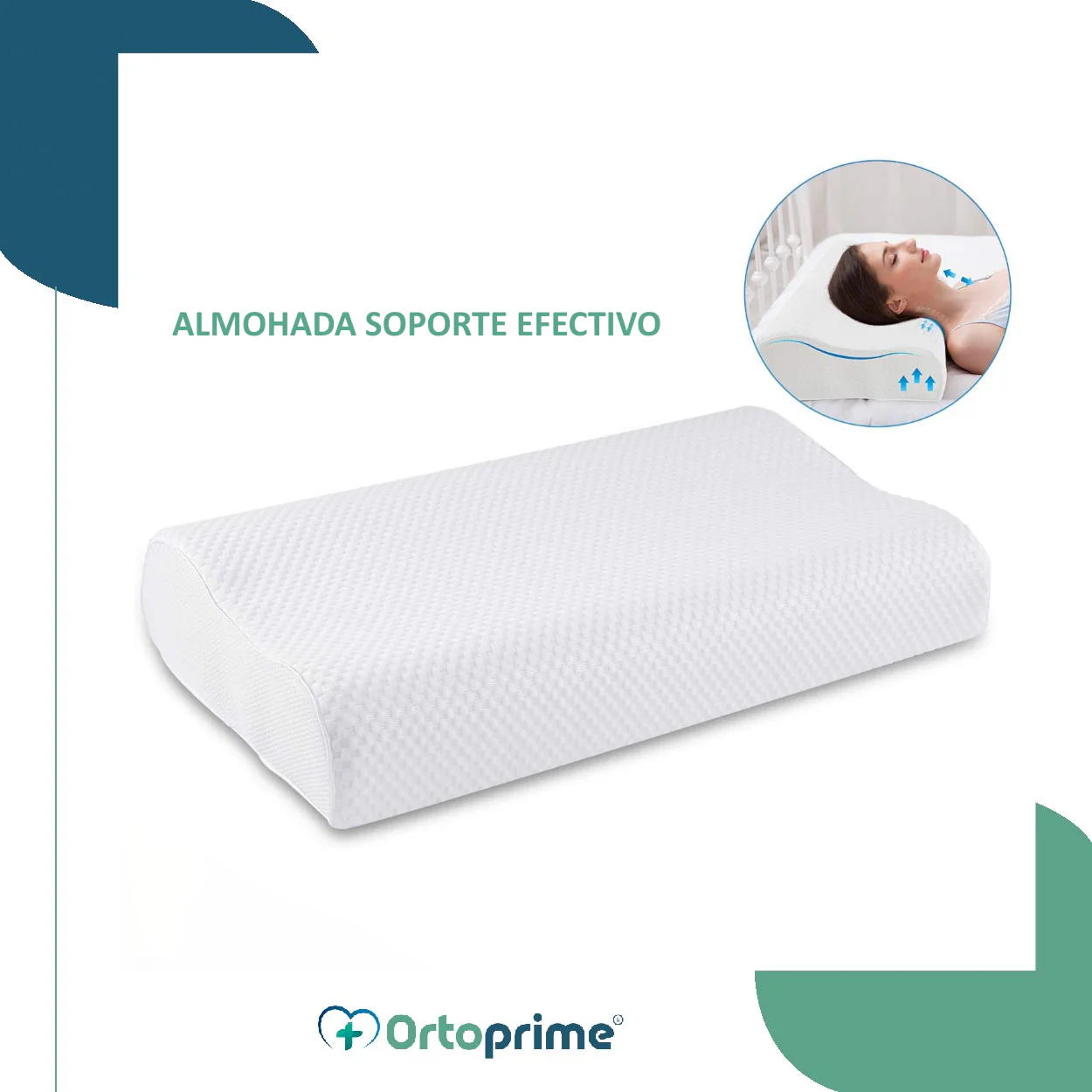 Almohada Viscoelástica Cervical | Apoyo Efectivo - Image 4