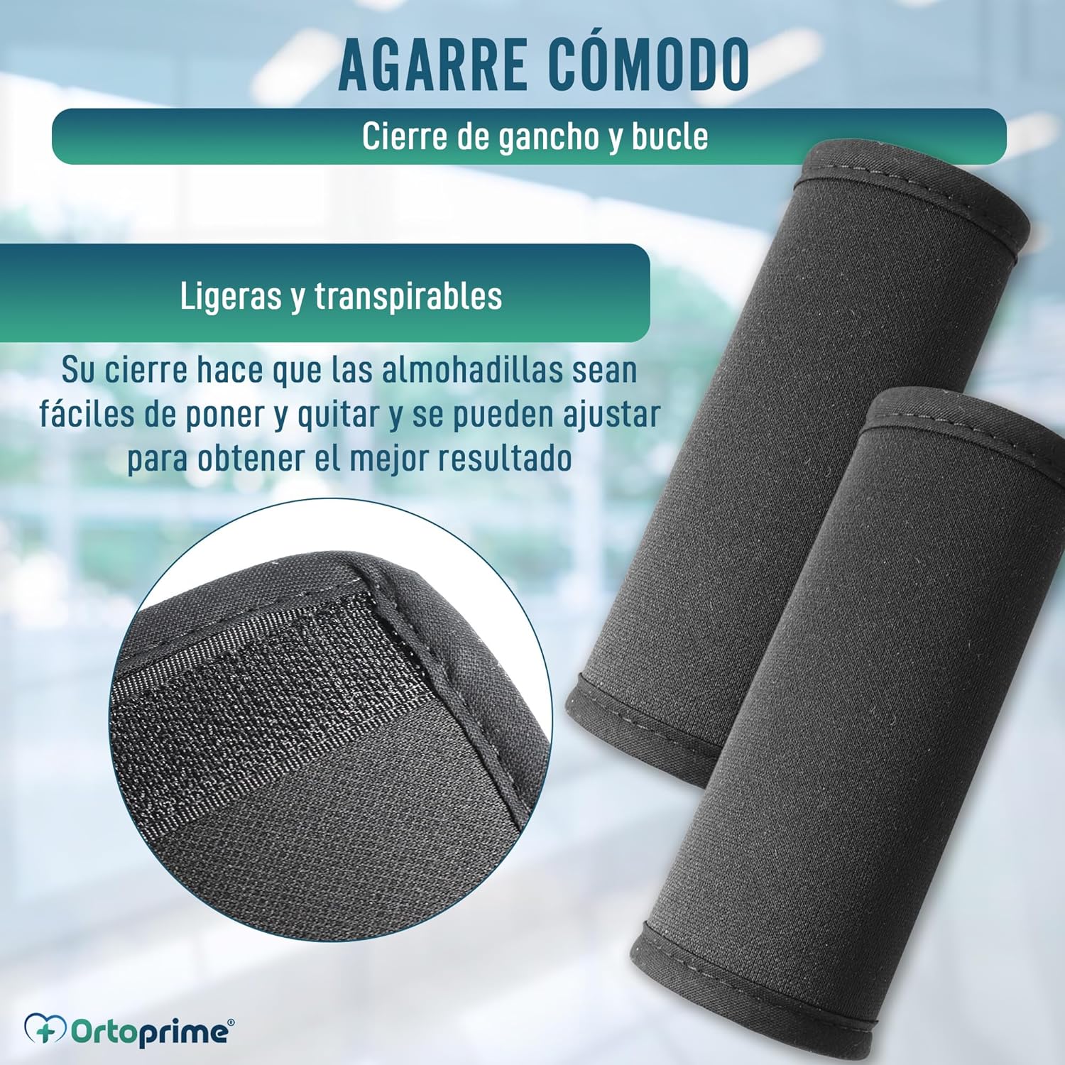 Almohadillas Muletas Acolchadas Velcro Ajustable | 2 Unidades - Image 5
