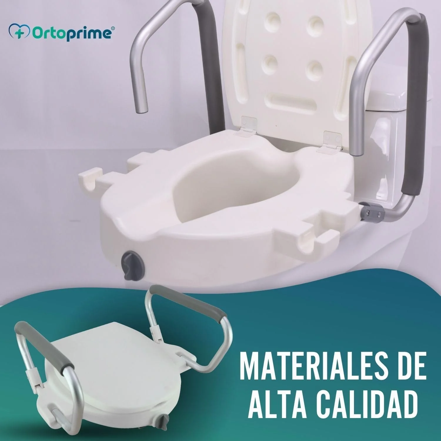 Elevador WC 12 cm con Reposabrazos Abatibles - Image 6