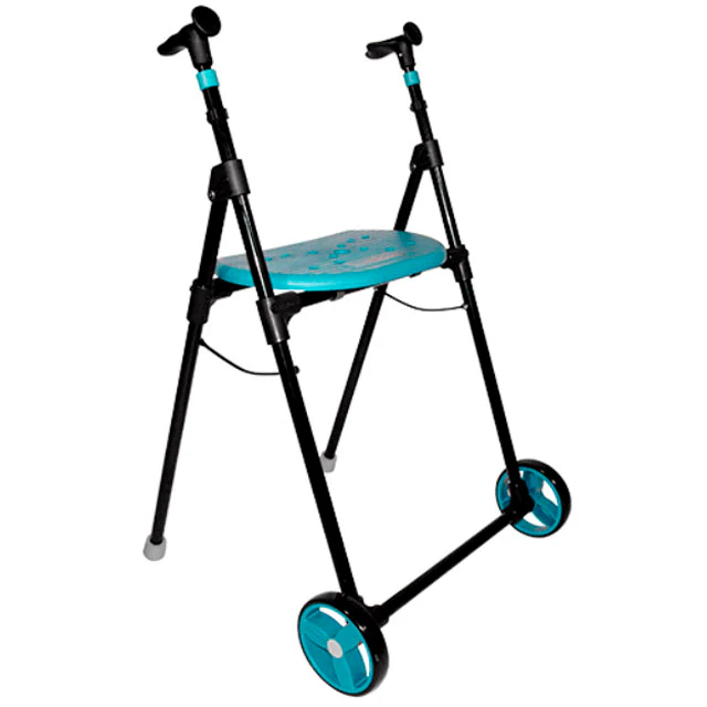 Andador con Asiento Empuñaduras Regulables Altura | 2 Ruedas - Image 3