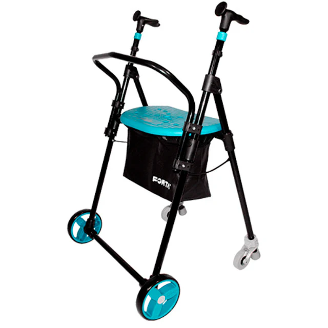 Andador con Asiento Respaldo Plegable y Regulable en Altura - Image 3