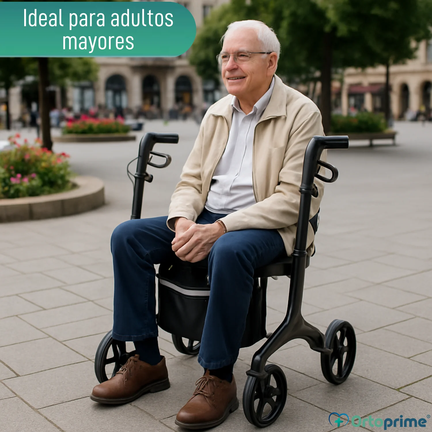 Andador para Adultos Plegable con Asiento | Fibra de Carbono - Image 8