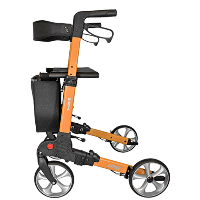 Andador para Mayores Plegable con Pedal Elevación y Asiento - Image 3
