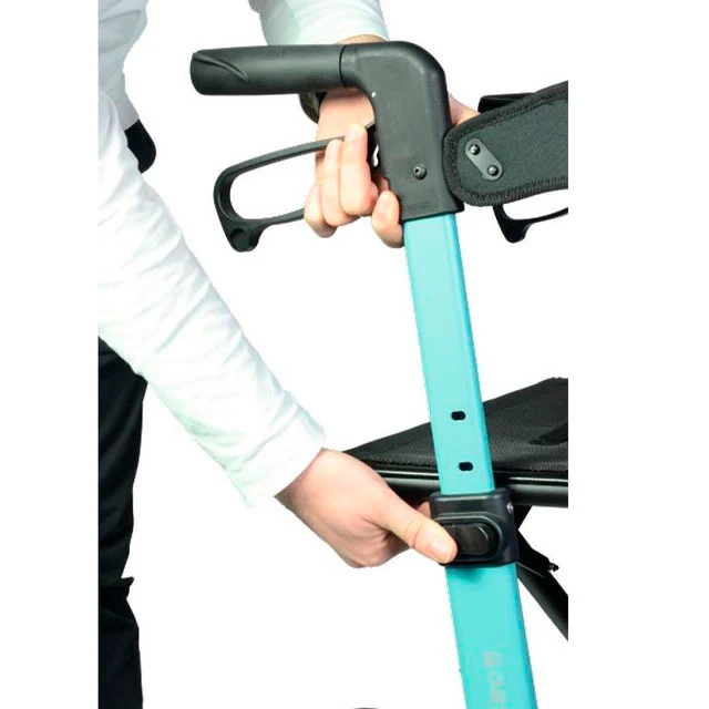 Andador para Mayores Plegable con Pedal Elevación y Asiento - Image 6