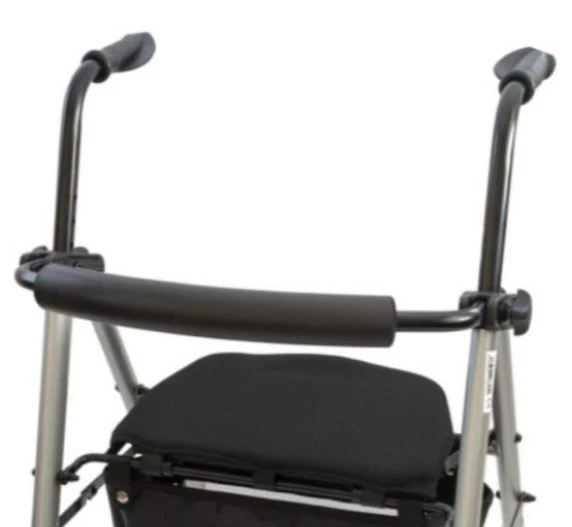 Andador Caminador Plegable con Asiento Acolchado y Cesta - Image 4