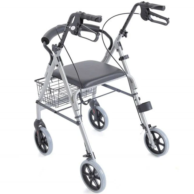 Andador Rollator Altura Regulable con Asiento y Cesta Multiuso - Image 2