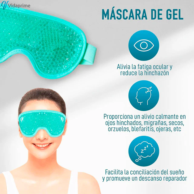Antifaz de Gel Frío y Calor con Cinta Ajustable para los Ojos - Image 6