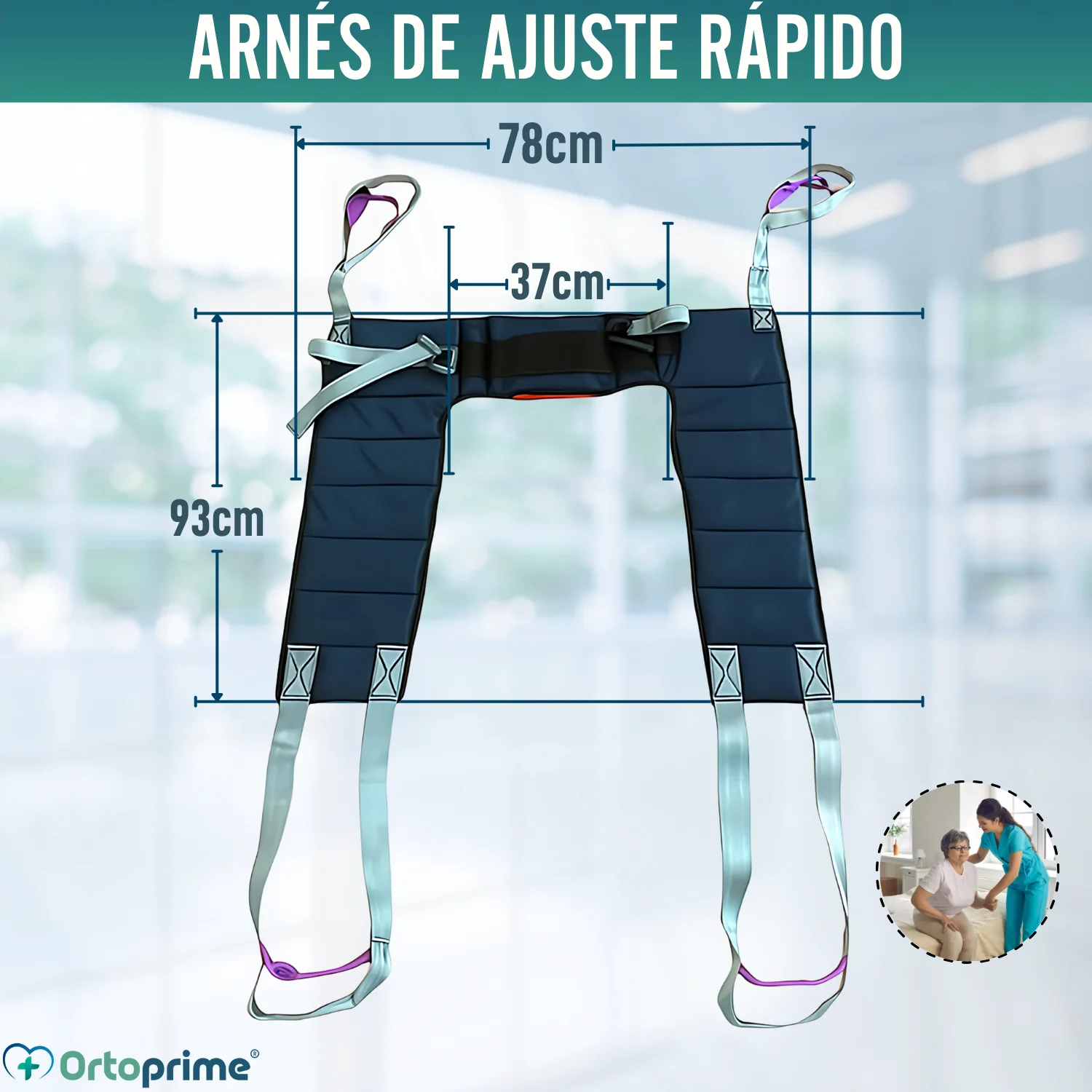 Arnés Ergonómico de Rápido Ajuste para Grúa de Transferencia - Image 2