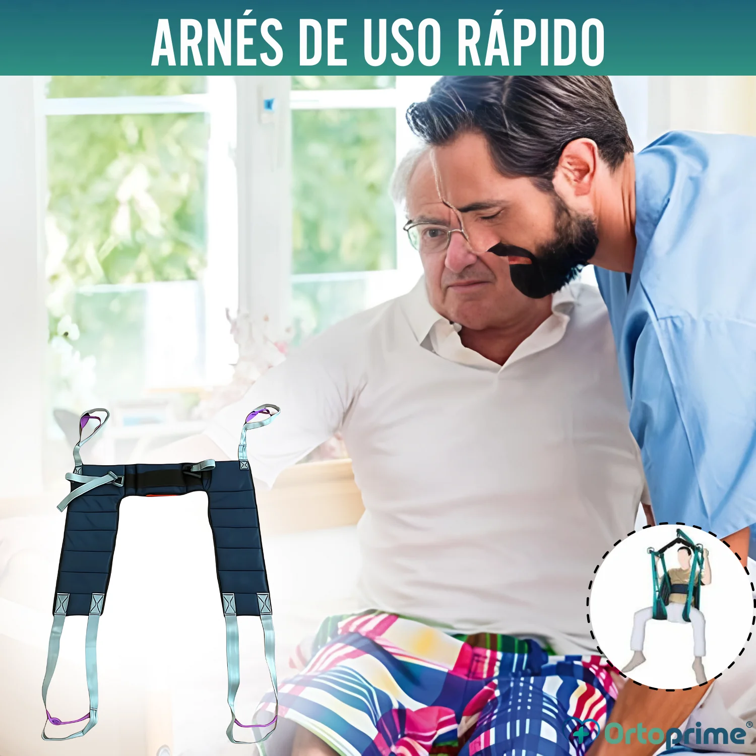 Arnés Ergonómico de Rápido Ajuste para Grúa de Transferencia - Image 8