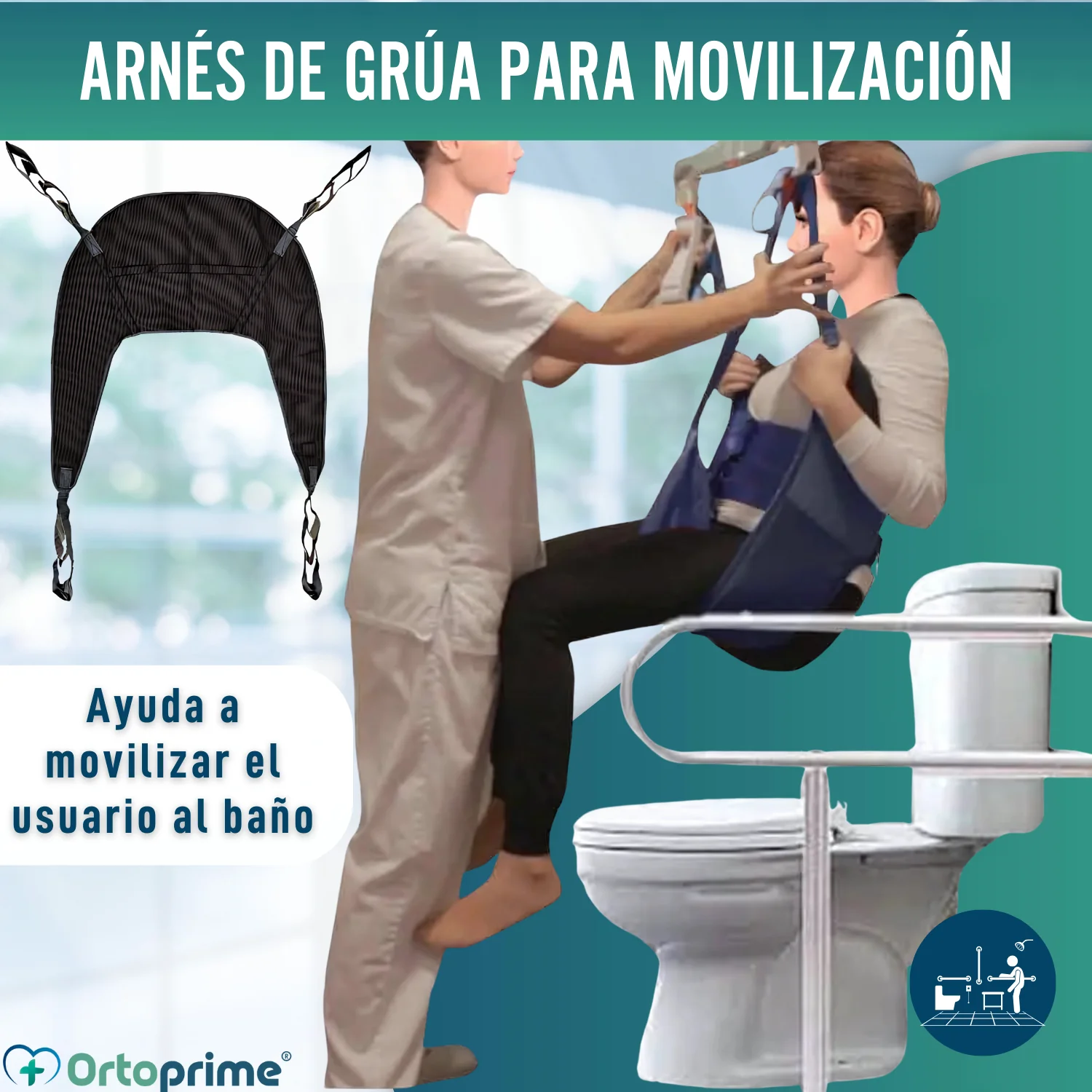 Arnés para Grúa de Transferencia | Talla Universal - Image 3