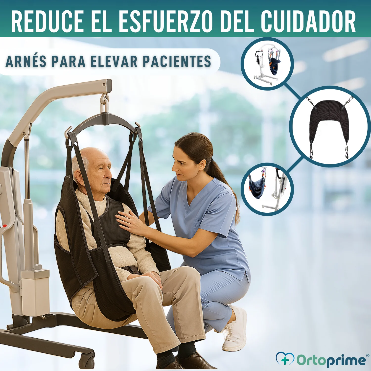 Arnés para Grúa de Transferencia | Talla Universal - Image 5