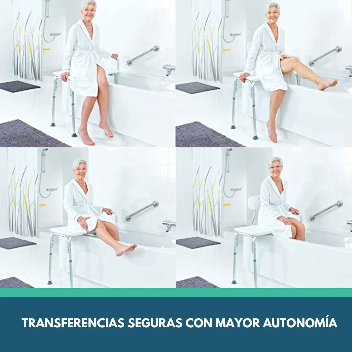 Silla de Bañera Ortopédica para Transferencia | Banco ducha Asiento Universal - Image 5