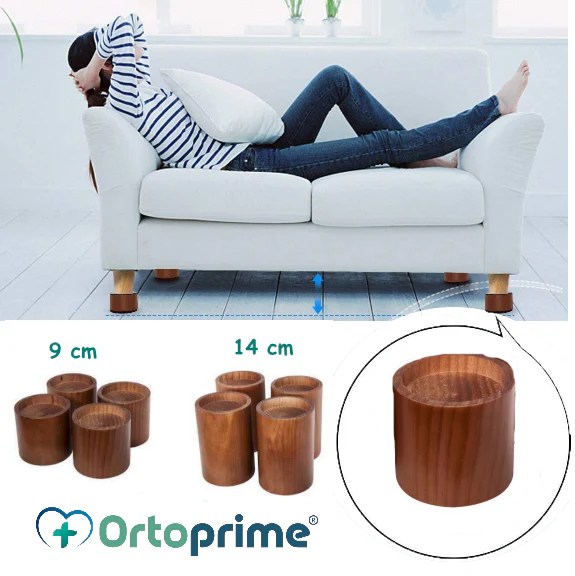 Patas Elevadoras de Madera Para Camas Mesas y Sillones - Image 3