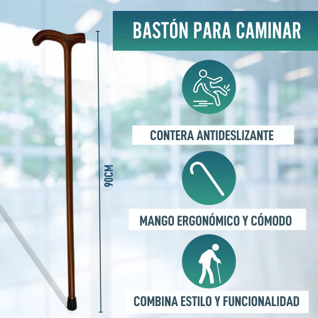Bastones de Madera Ortopédicos Mango Derby | 4 Diseños - Image 7