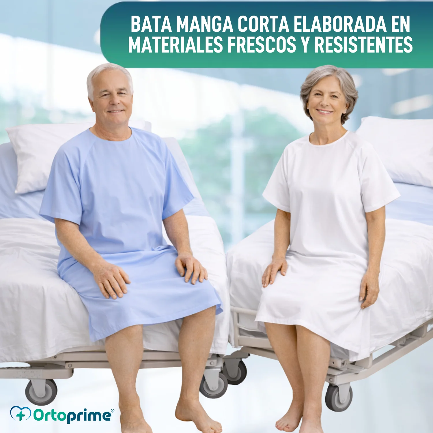 Camisón Bata Hospitalario | Dos Colores - Image 6