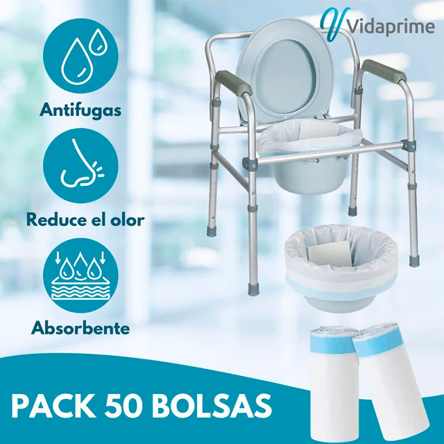 Bolsas Inodoro  Desechables con Almohadillas y Asas | Pack 50 - Image 2