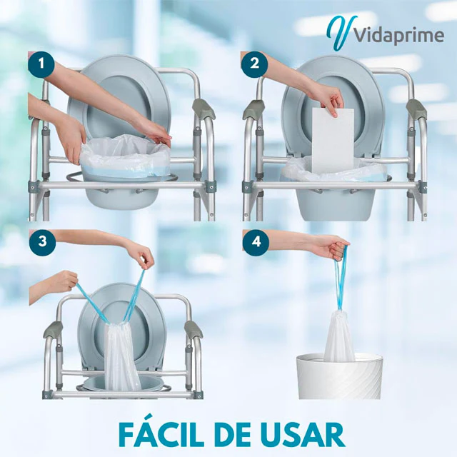 Bolsas Inodoro  Desechables con Almohadillas y Asas | Pack 50 - Image 4