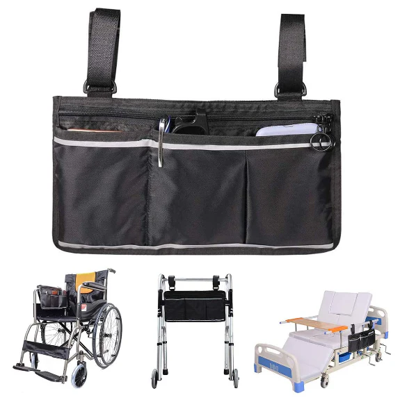 Bolso Lateral de Múltiples Compartimientos | Silla de Ruedas