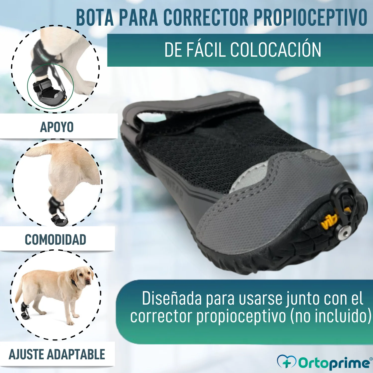Bota para Corrector Propioceptivo Canino | Suela de Caucho - Image 3