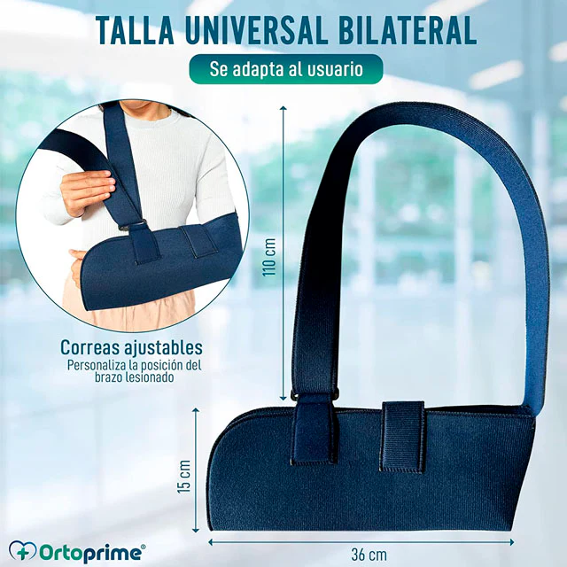 Cabestrillo para Brazo Bilateral con Correa Ajustable | Talla Única - Image 2