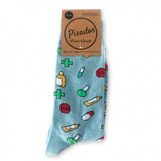 Calcetines con Estampado Media Caña Sin Costuras | 2 Tallas