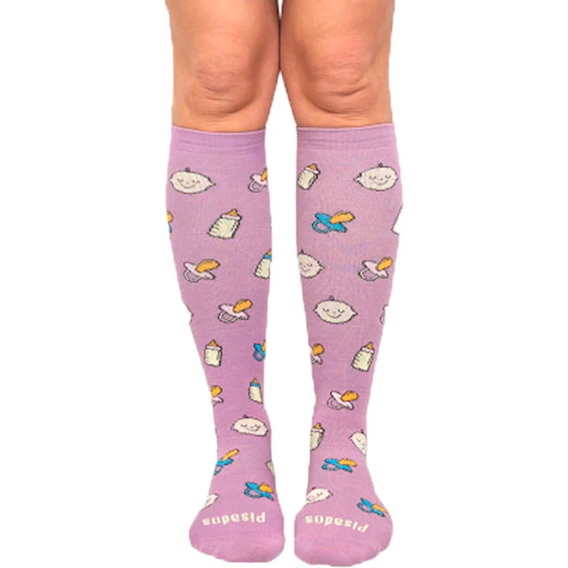 Calcetines de Compresión Gradual Ligera Estampados  | 2 Tallas