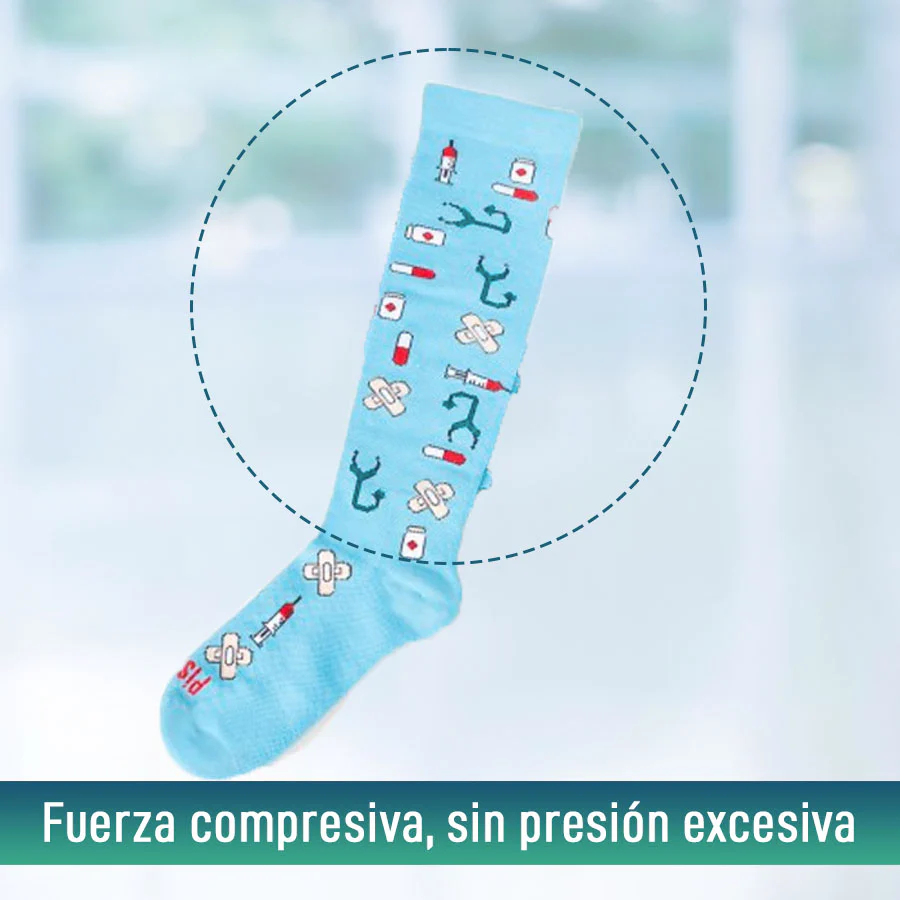 Calcetines de Compresión Gradual Ligera Estampados  | 2 Tallas - Image 8