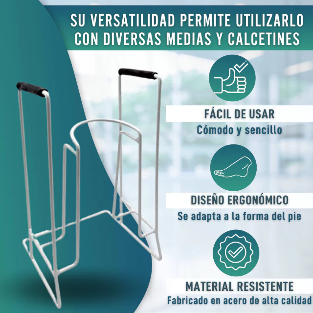 Calzador de Medias y Calcetines de Comprensión | Ayudas para Vestirse - Image 3