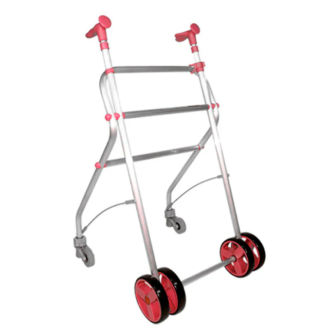 Caminador para Adulto Plegable Regulable y Frenos a Presión - Image 4