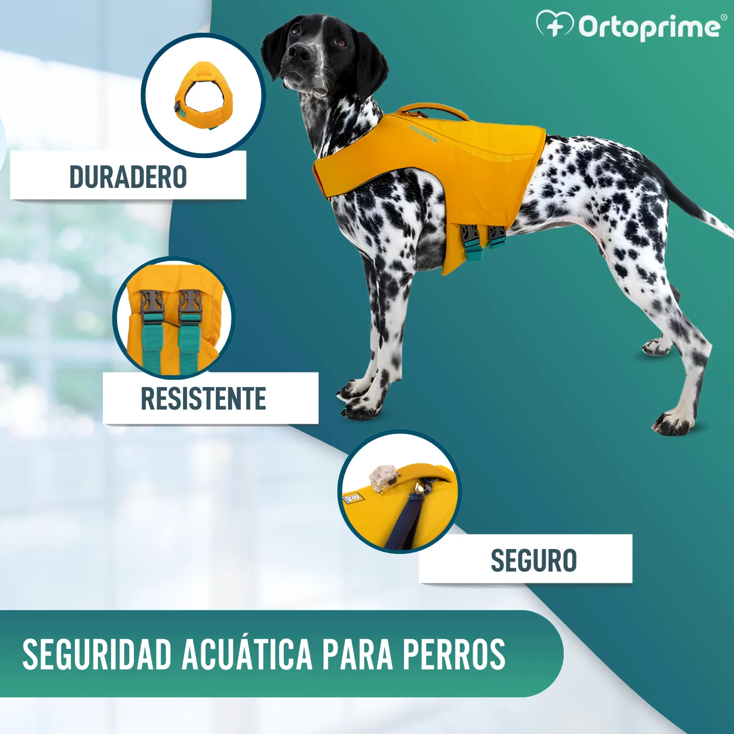 Chaleco Salvavidas Perro Múltiple Uso | Seguridad Acuática - Image 10