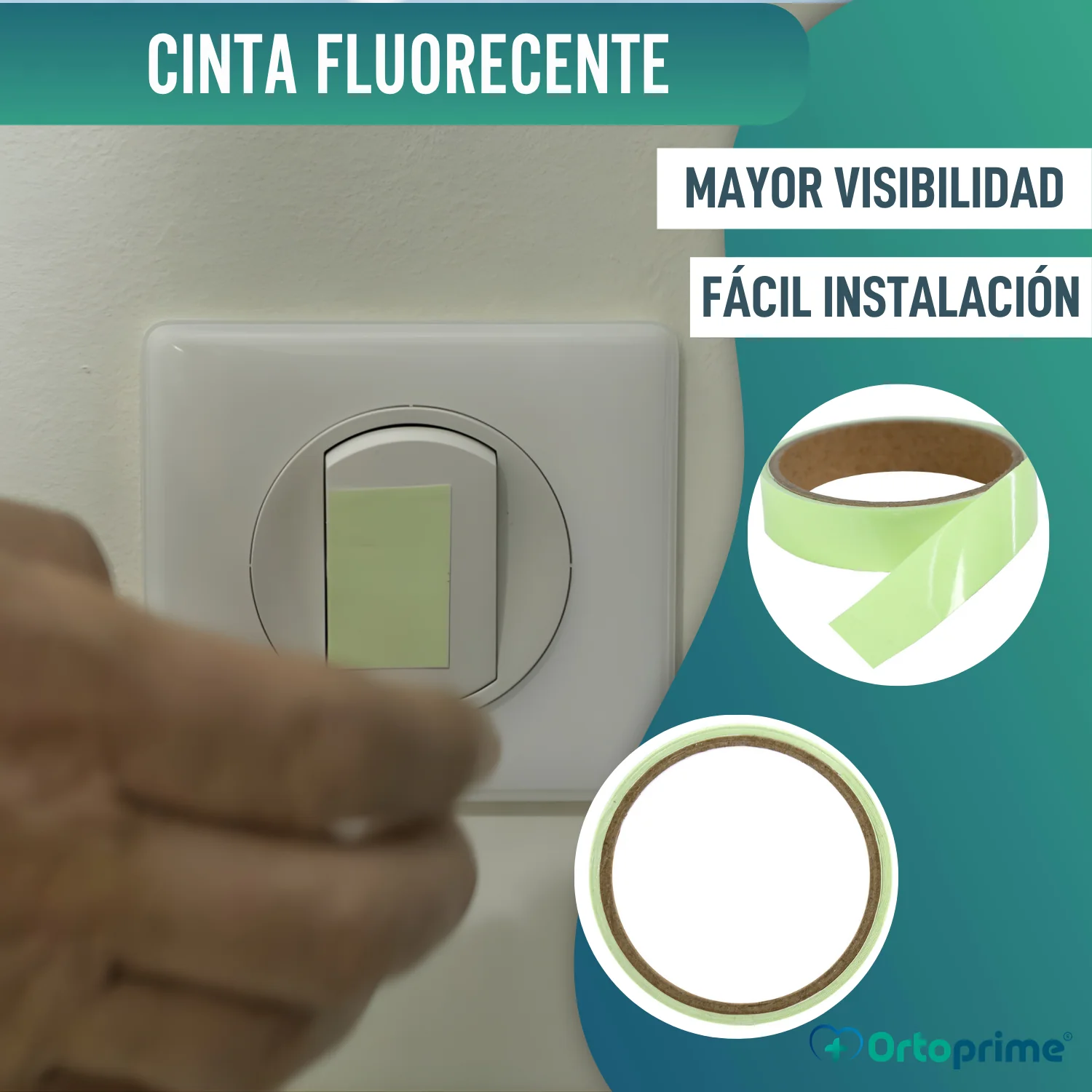 Cinta Reflectante Adhesiva Interiores Mayor Visibilidad | Rollo - Image 5