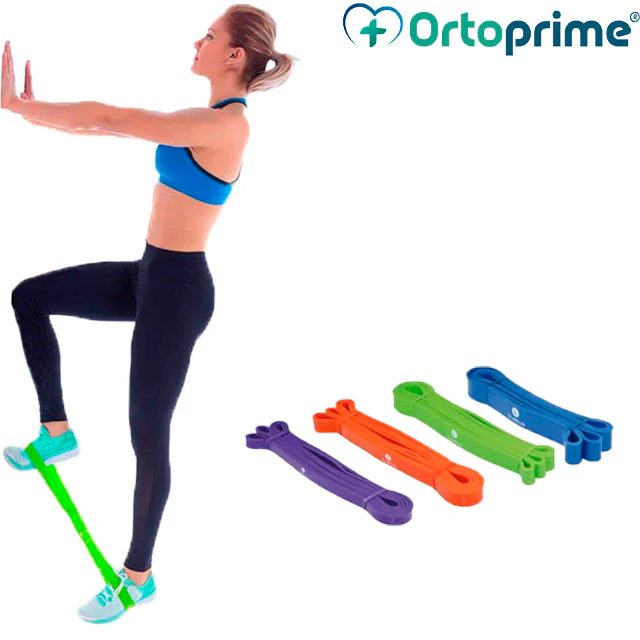Cintas Elásticas Fitness de Látex para Ejercicios y Rehabilitación - Image 6