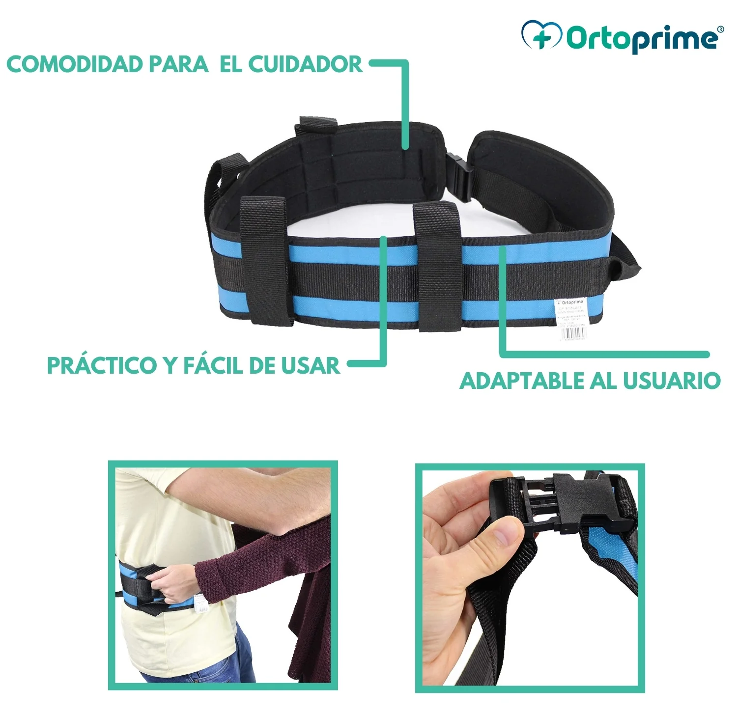 Cinturón de Transferencia para Adultos | Eslinga Lumbar de Ayuda Incorporación - Image 8