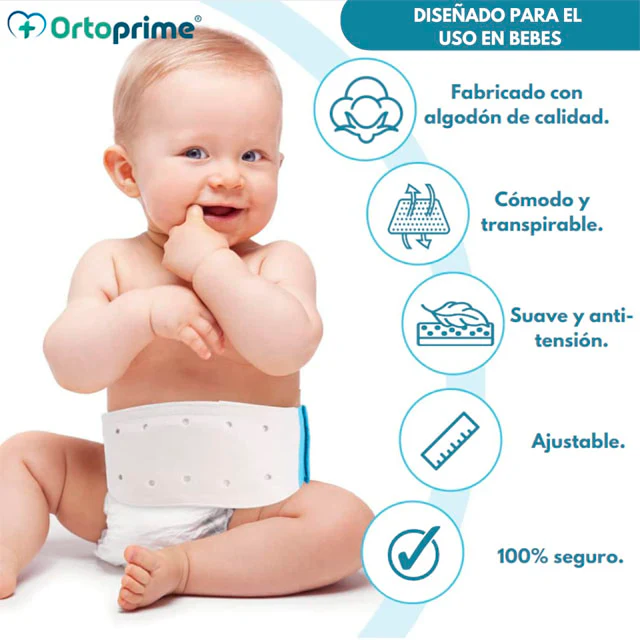 Cinturón Hernia Umbilical para Bebés con 3 Almohadillas - Image 4