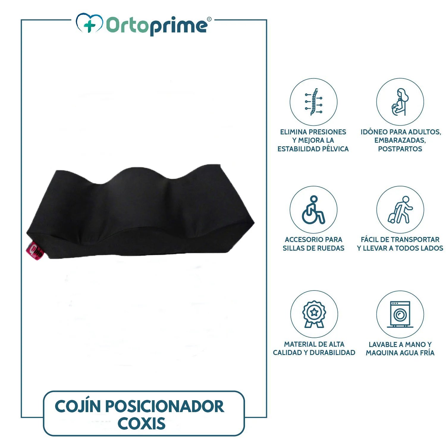 Cojín Coxis | Posicionador Antideslizante para Glúteos - Image 3