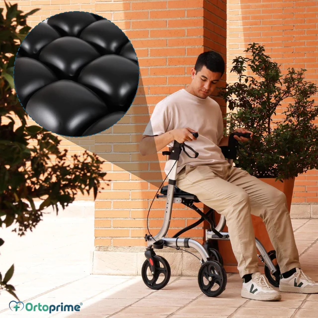 Cojín Antiescaras de Aire Cojín para Silla de Ruedas con Inflador - Image 4