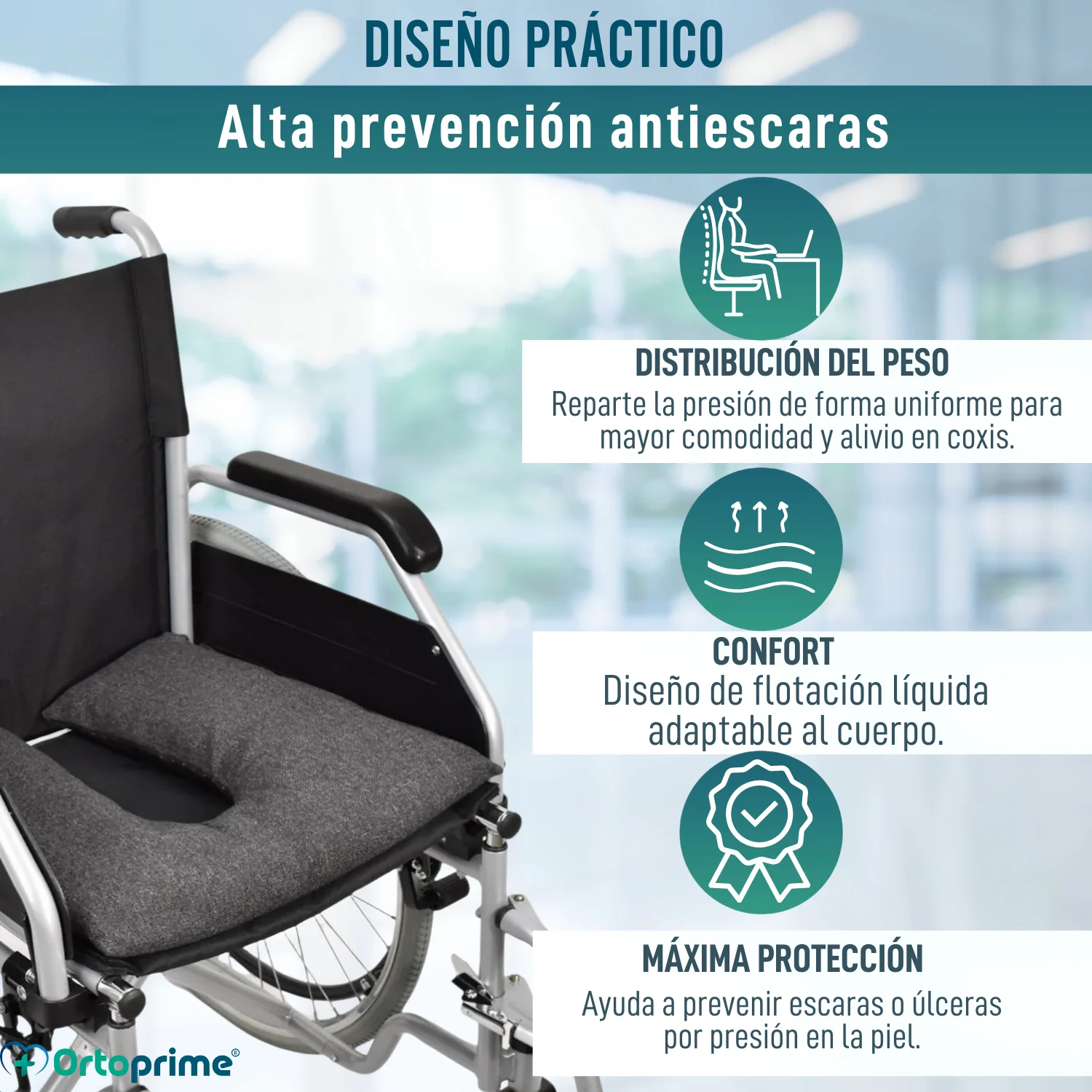 Cojín Antiescaras Flotación Líquida | Cojines Antiescaras Premium - Image 3