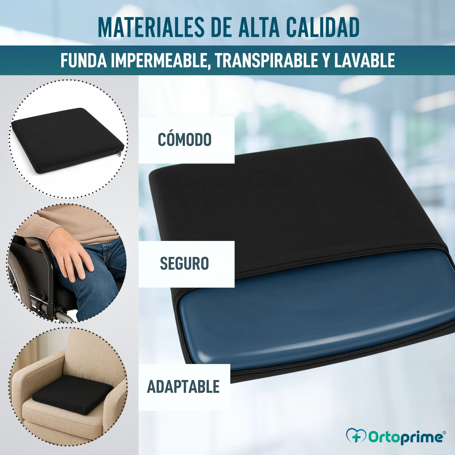 Cojín Antiescaras Flotación Líquida | Cojines Antiescaras Premium - Image 8