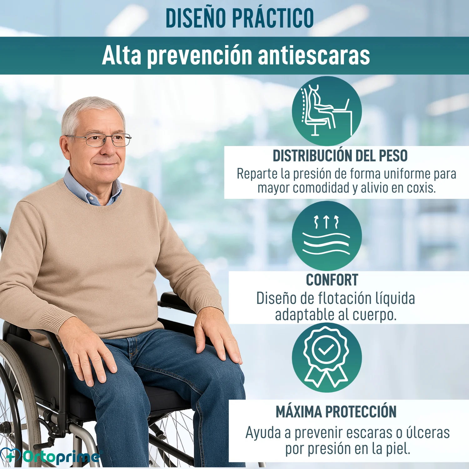 Cojín Antiescaras Flotación Líquida | Cojines Antiescaras Premium - Image 9